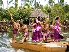 Samoan cultural village dancers