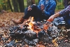 Campfire in the Canadian Rockies