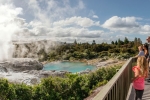 Rotorua is home to spectacular geysers