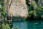 Maori Rock carvings