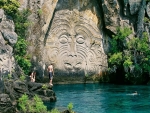 Maori Rock Carvings, Lake Taupo