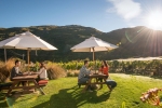 Enjoy a selection of wines at Gibbston Valley Winery