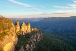 Marvel at the spectacular Three Sisters rock formation