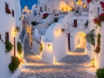 Alley of Santorini