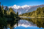 Take the easy walk to the famous mirror lake from Fox Glacier township